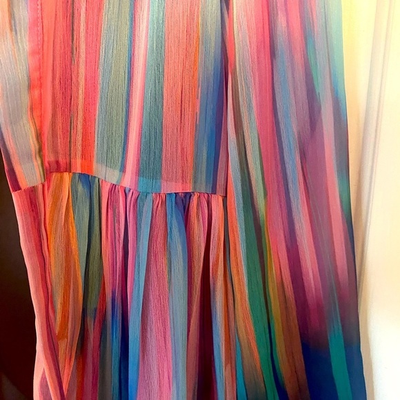 “LABEL RITU KUMAR” Sheer Kimono Kaftan Shrug - Picture 11 of 16